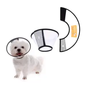 Collarín isabelino del número 2 con velcro ajustable para mascotas / …