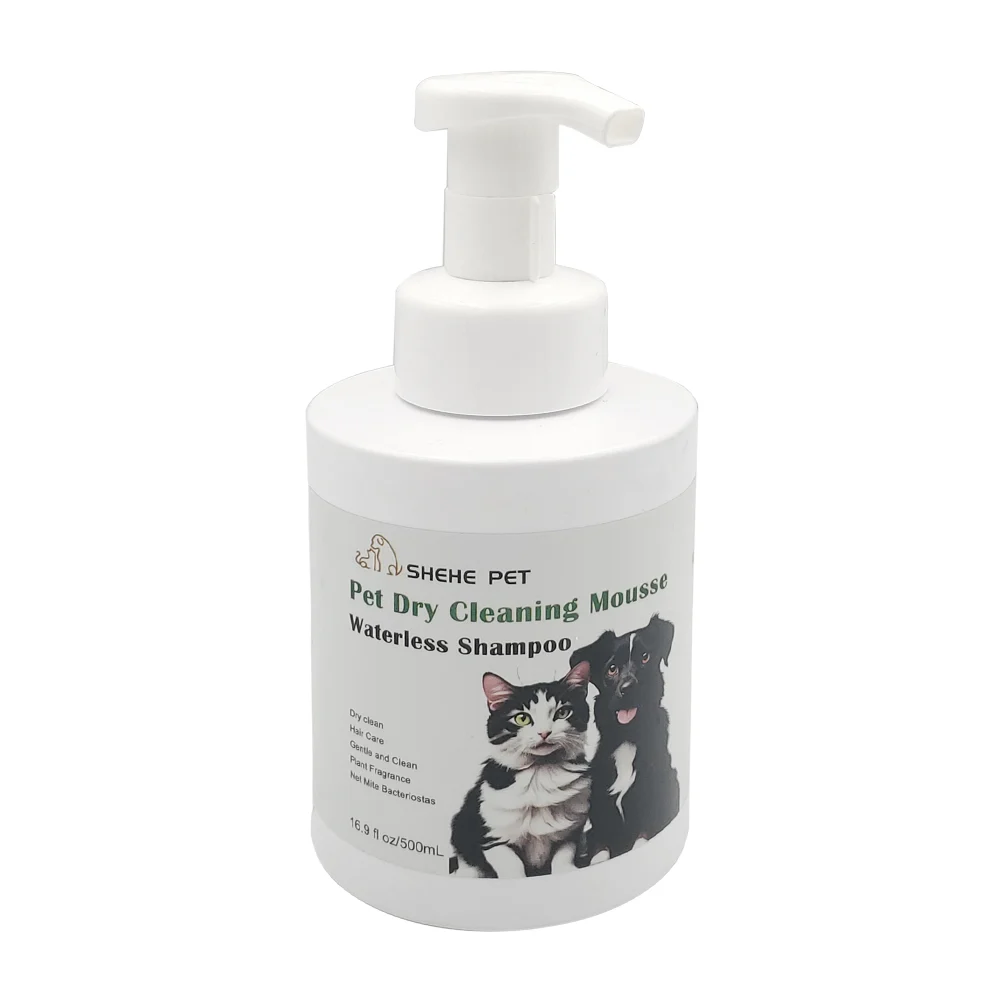 Shampoo en seco para mascotas, ideal para el cuidado del pelaje, limpieza y tratamiento, con fragancia duradera, variedad de usos / shehe pet / jr2679