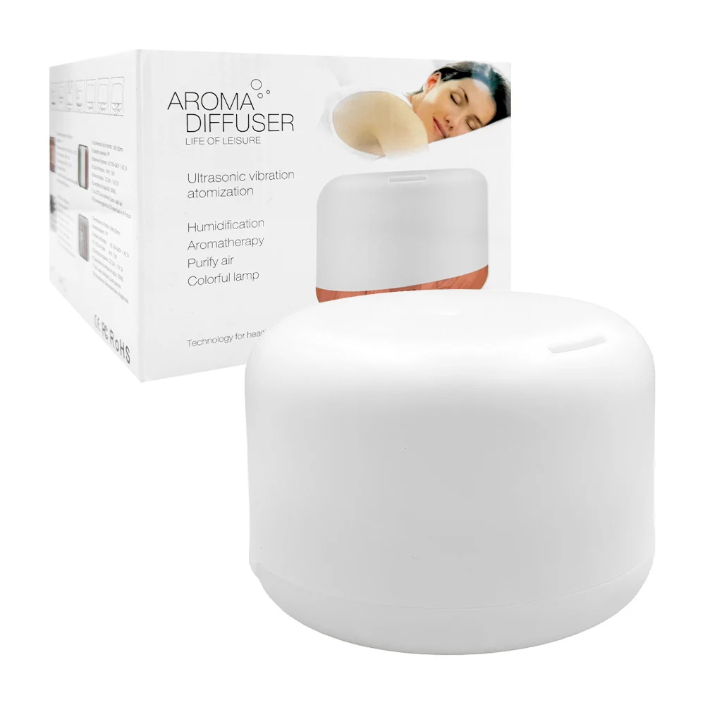 Humidificador / difusor de aroma ultrasónico con luces y capacidad de 500ml / aroma diffuser / jsq-500