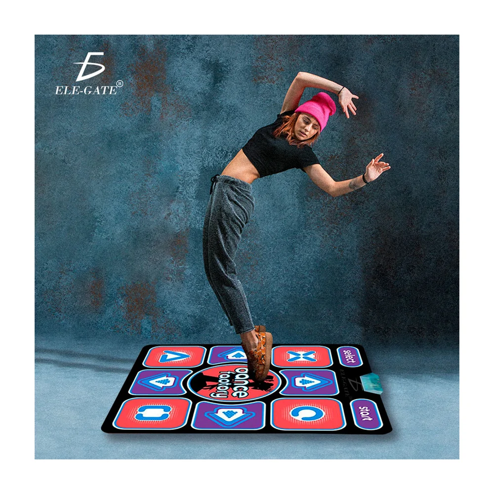 Tapete alfombra antideslizante de baile con interfaz usb para niños y adultos / av.sz.jug.08b.usb