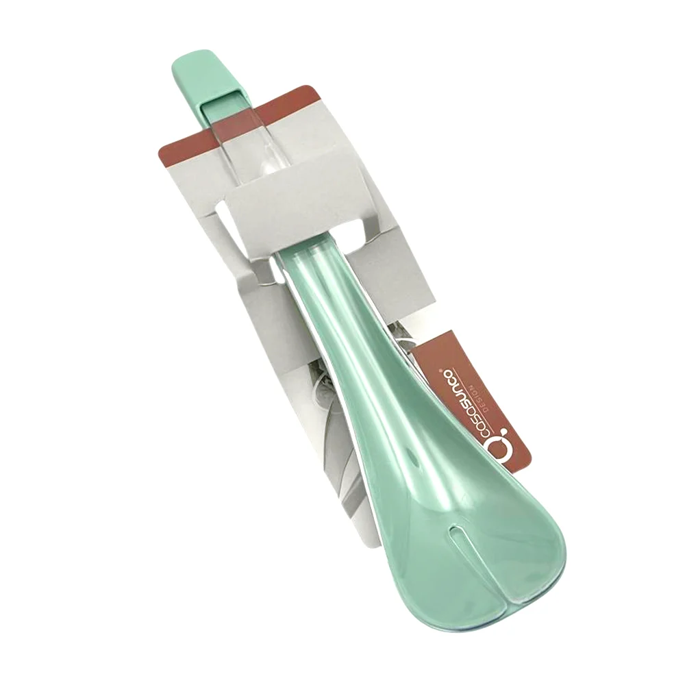 Set de pala 2 en 1 para ensalada o pasta, bicolor de plástico, variedad de colores / kc48422