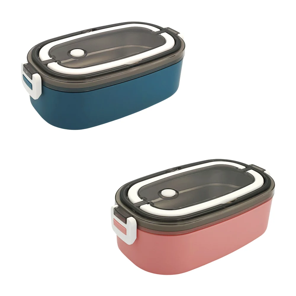Tupper ovalado térmico con asa, variedad de colores / kl-368
