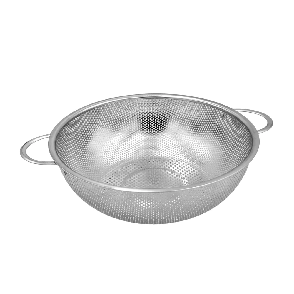 Colador / escurridor de acero inoxidable para alimentos, 25cm / passed / kl25