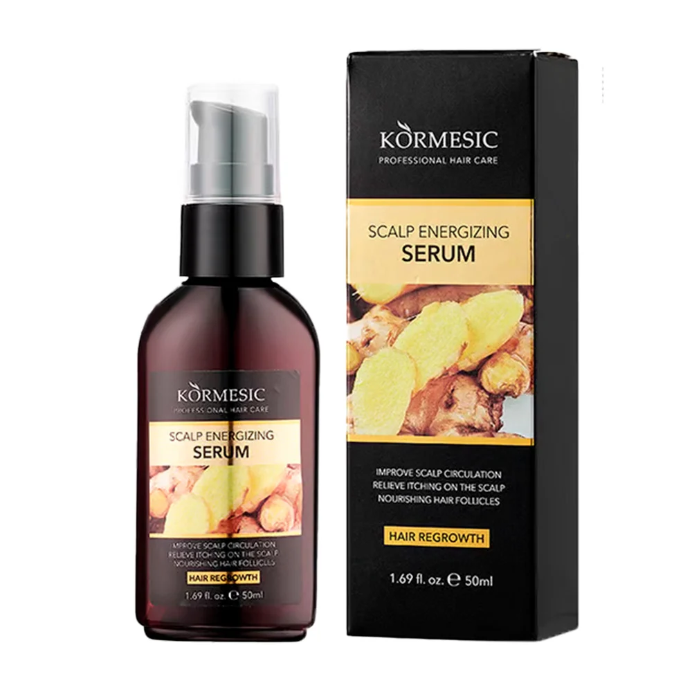 Suero con extracto de jengibre para el cuero cabelludo, 50ml / kormesic