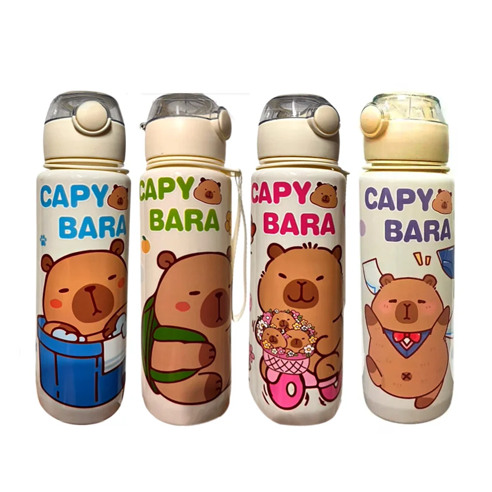 Botella con estampado de capibara con capacidad de 700ml, variedad de modelos / kpbl-011.botella / kpbl-011