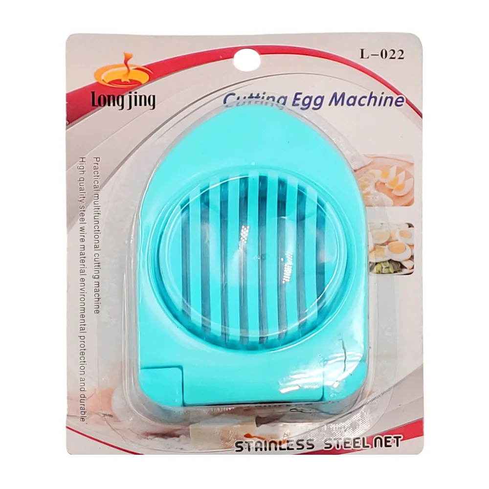 Maquina cortadora para huevos de plástico y alambre de acero inoxidable, variedad de colores / cutting egg machine / l-022