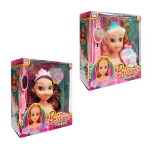 Maniqui cabeza de muñeca brianna para crear peinados y maquillaje, va…