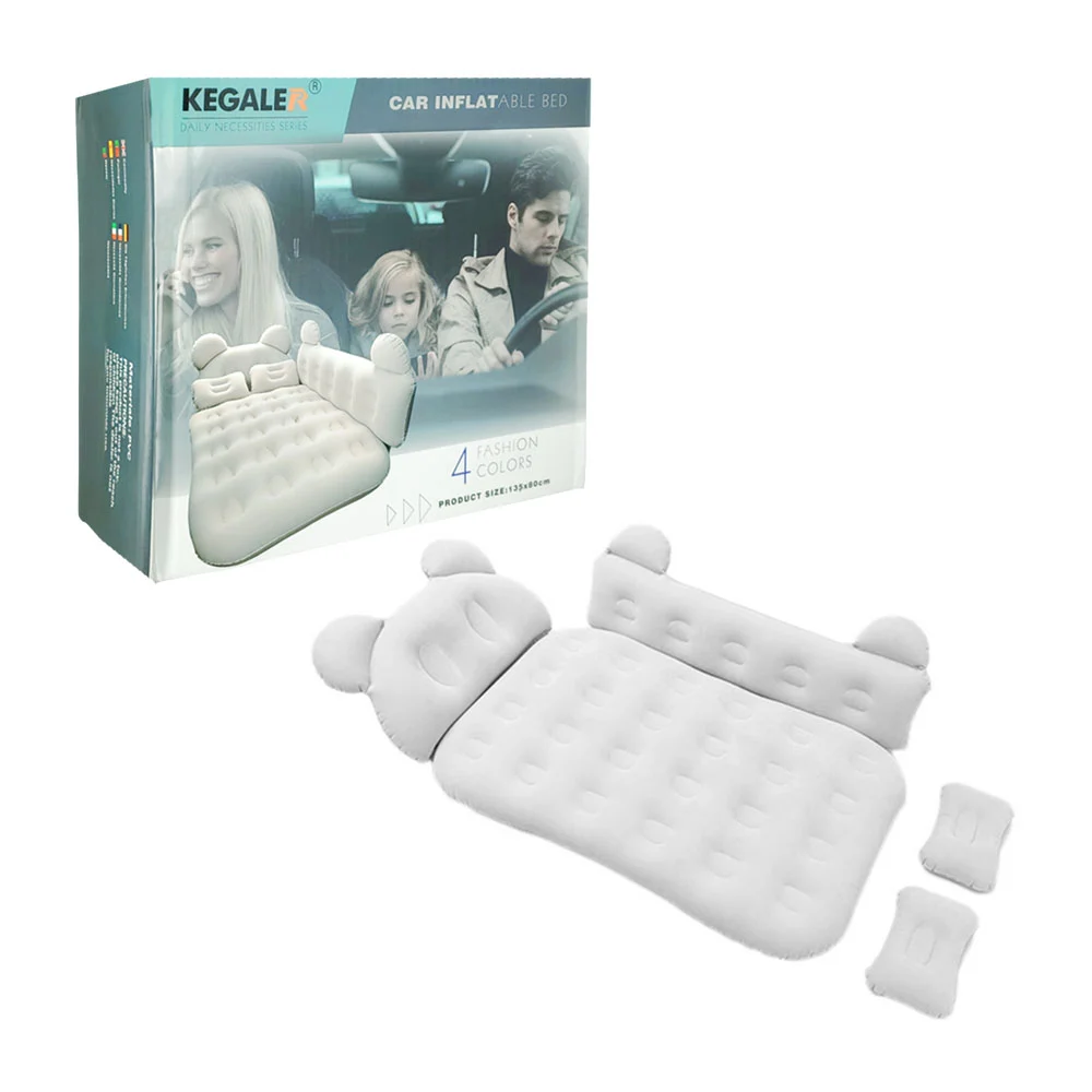 1pza Colchón inflable para coche, grande, con cuerpo de plástico resistente, para uso interior, variedad de colores / kegaler / car inflatable bed / l126-509m