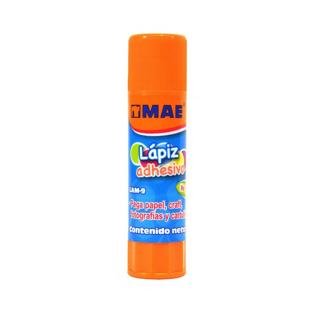 1pza Pegamento lápiz adhesivo chico mae, 9g / lam-924