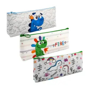 Lapicera rectangular de 1 compartimento con estampado de dinosaurio a…