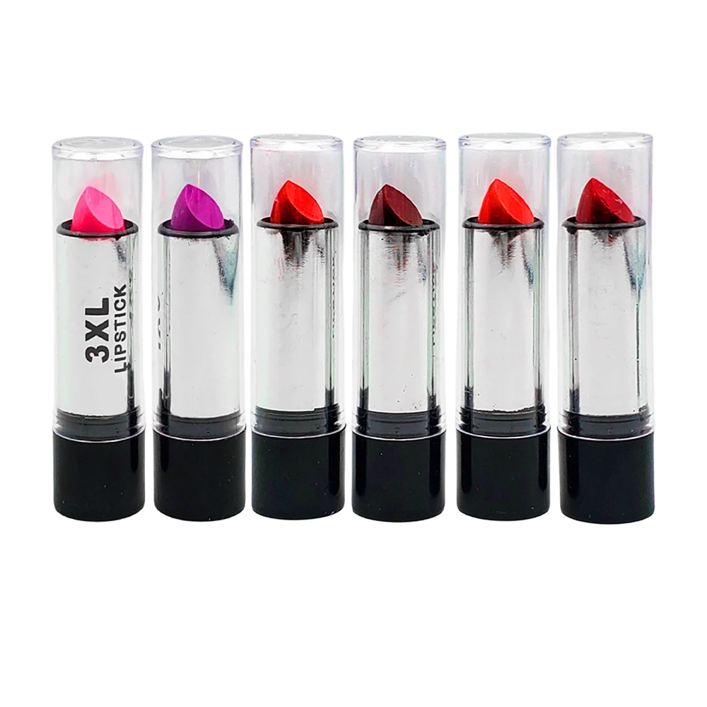 1pza Lápiz labial en tono matte de 3.8g con aroma, 7.5cm, variedad de colores / 3xl lipstick