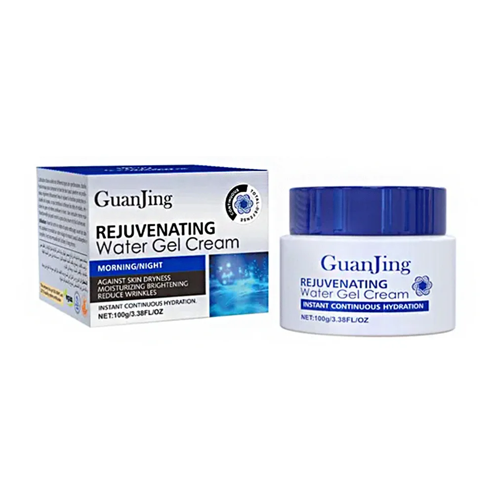 Crema hidratante rejuvenecedora reductora de arrugas, 100g - 3.38oz / guanjing / rejuvenating water gel cream / live022