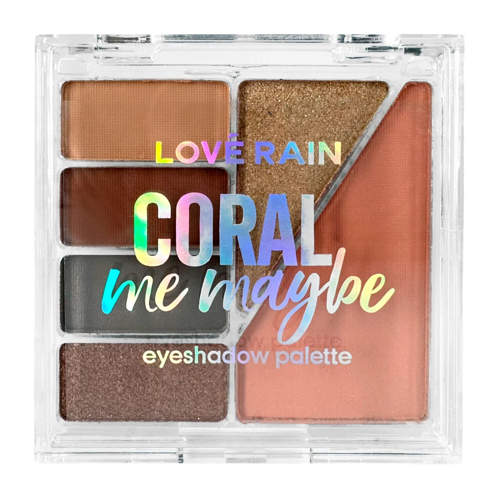 Paleta de sombras coral me maybe con 6 colores diferentes para ojos / lr-5811