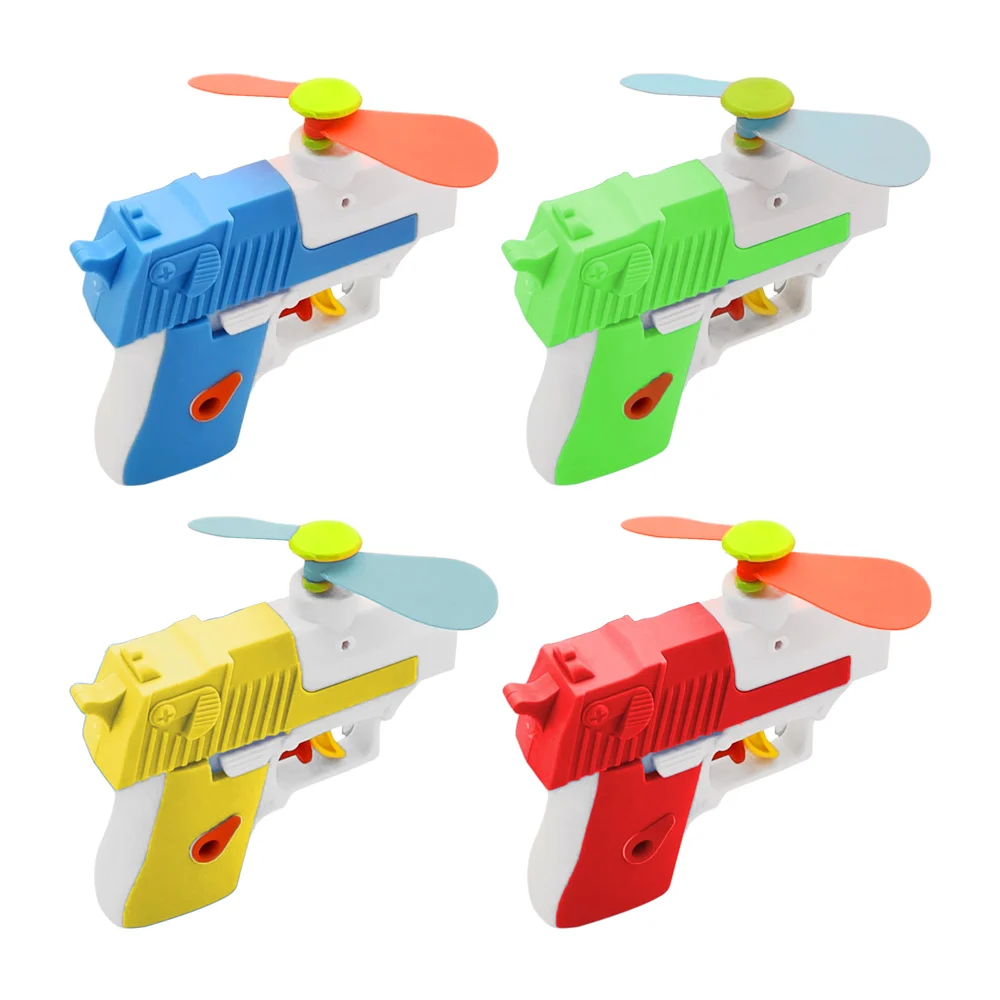 1pza Pistola lanzadora de agua + ventilador manual, variedad de colores / lsd183