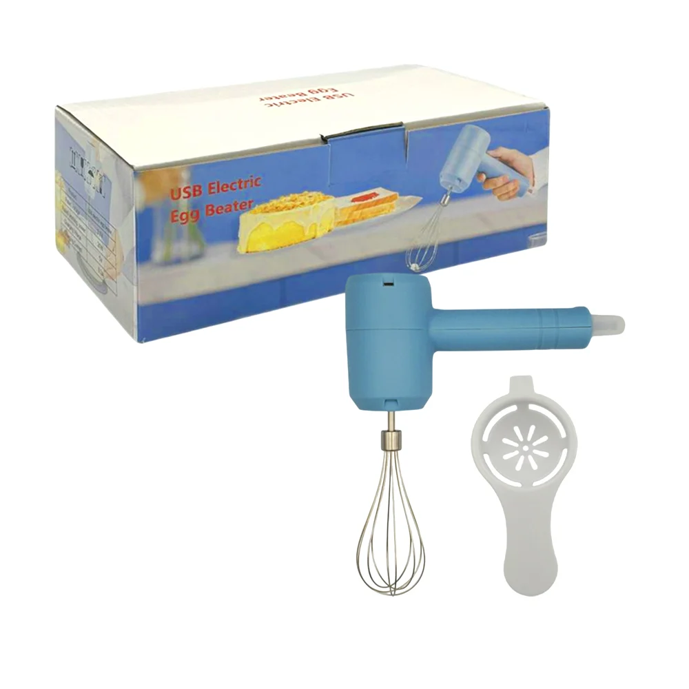 Batidora recargable para huevos, con 3 velocidades, batidor de globo y separador de huevos, variedad de usos / usb electric egg beater / n2-079
