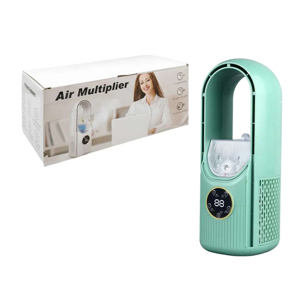 Ventilador sin aspas tipo torre 6 niveles de intensidad con humidificador, variedad de colores / lu7562 / air multiplier