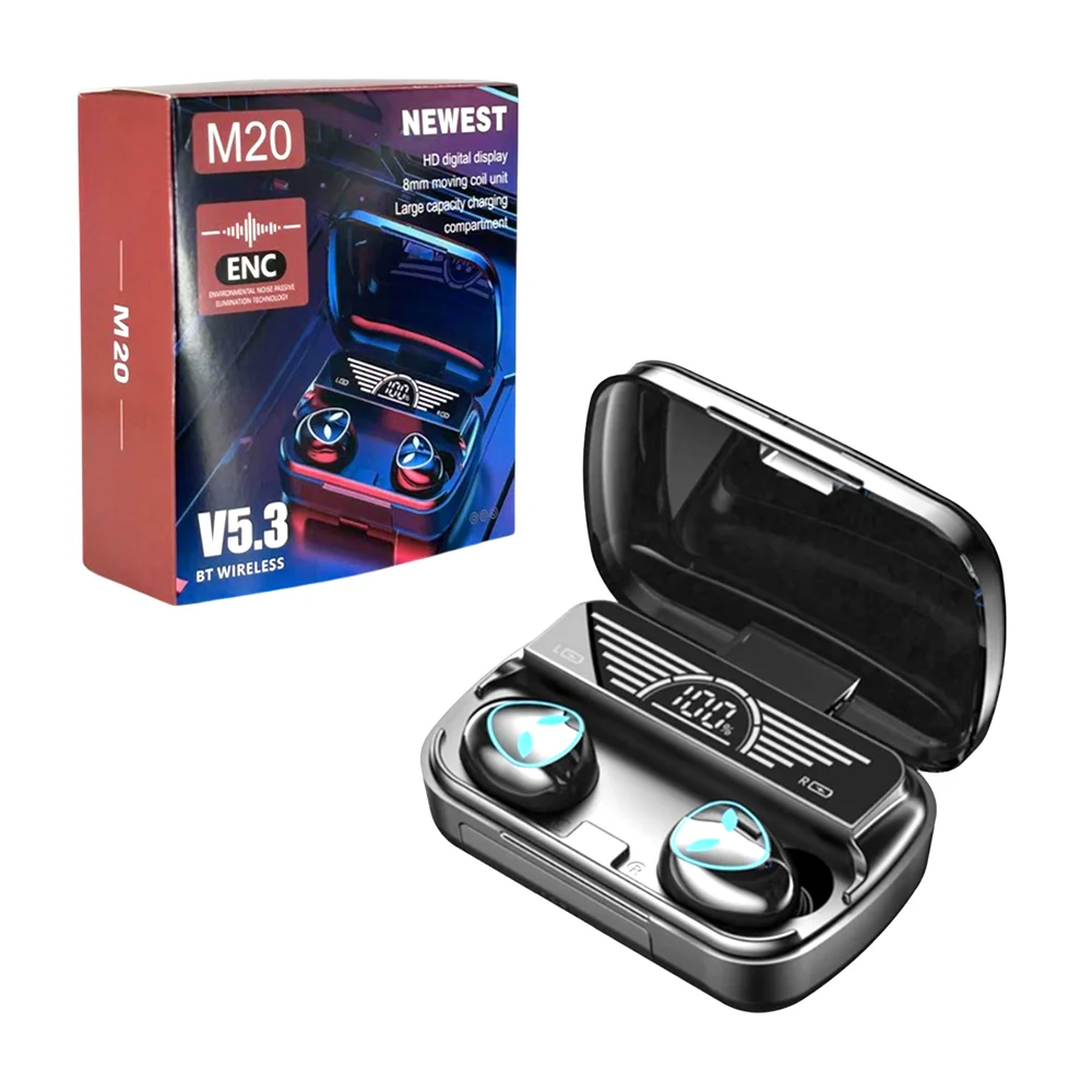 Audífonos inalámbricos buytiti, con diseño de alien rgb y estuche de carga con indicador de batería / st-w132
