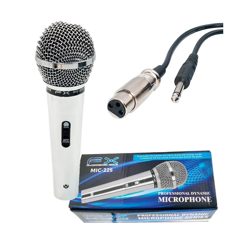 Micrófono alámbrico profesional fx / professional dynamic microphone