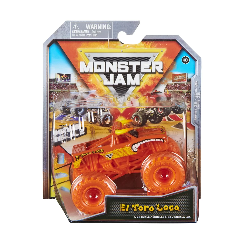 Mini carro coleccionable monster jam de fricción, variedad de diseños / 6044941