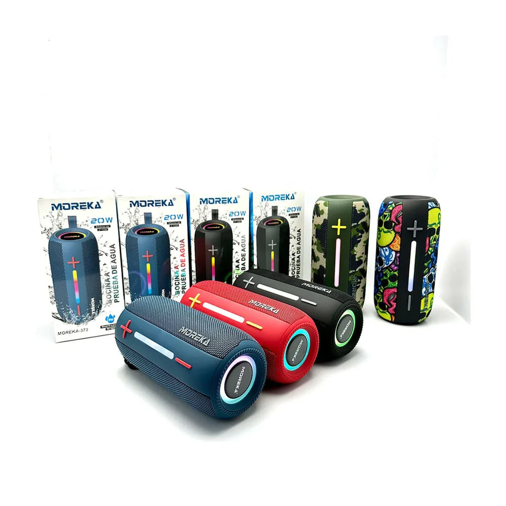 Bocina moreka, cilíndrica, bluetooth, c...