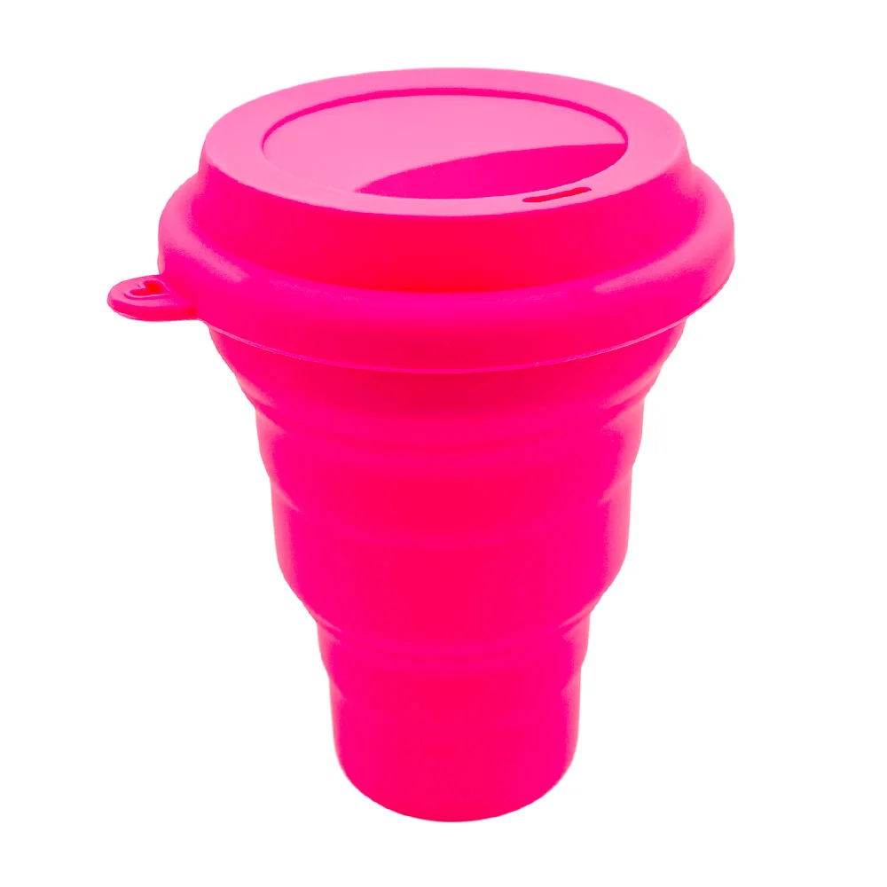 Vaso botella retráctil de silicón con capacidad de 420ml - 430ml, variedad de colores / mt741