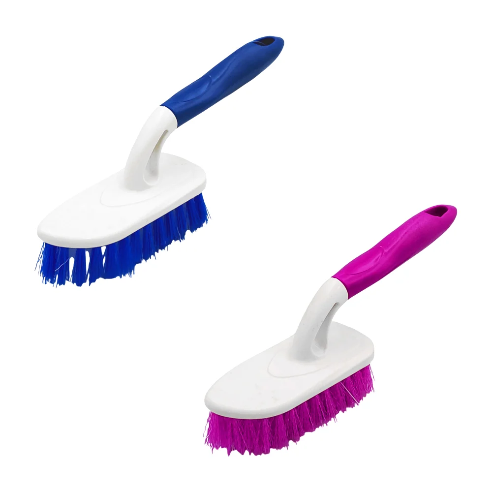 Cepillo para limpieza bicolor multifuncional con mango ergonómico, variedad de colores / mt839