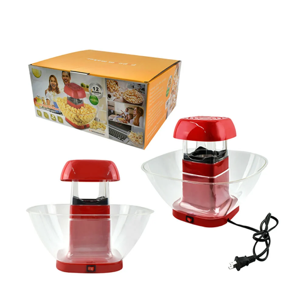 Máquina eléctrica con diseño de tazón para hacer palomitas, variedad de colores / mp-2801