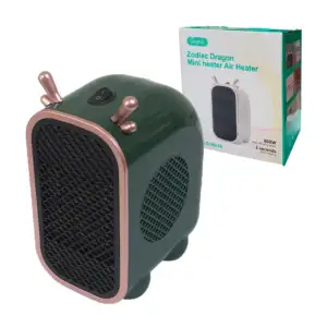 Calefactor eléctrico pequeño con decoración de cuernos y potencia de …