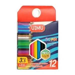 Caja de 12 colores cortos de madera / hexa color / ben fang / parrot …