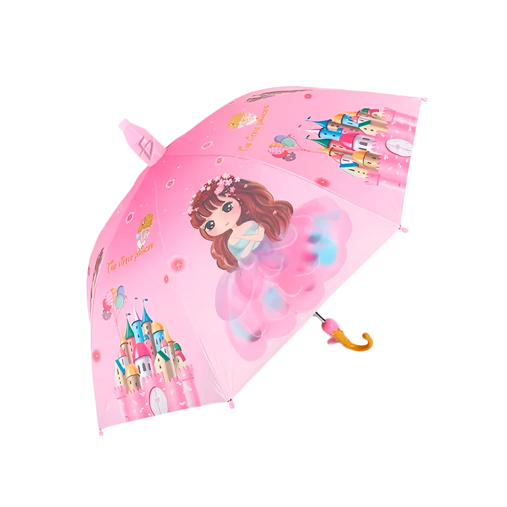 Paraguas kawaii con silbato y diseño para niña y niño, variedad de colores / par.31
