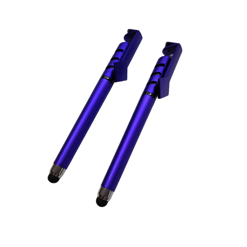 Paquete 12 pzas plumas touch con punta fina + porta-celular / c054-7
