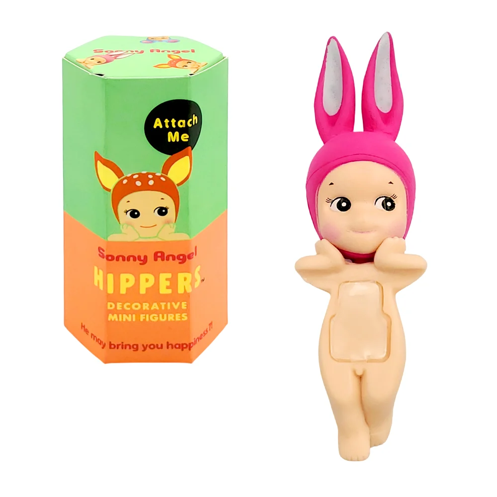 1pza Mini muñeco decorativo con gorro de animal para celular, variedad de modelos / sonny angel hippers / 989355