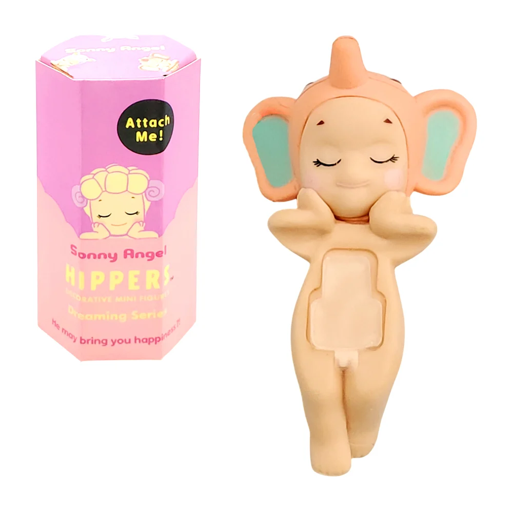 1pza Mini muñeco decorativo con gorro de animal para celular, variedad de modelos / sonny angel hippers / 989372