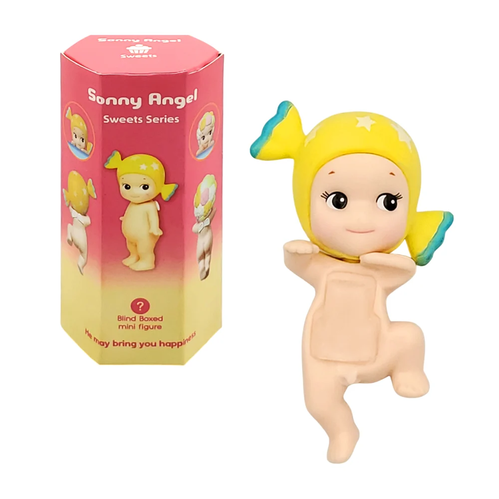 1pza Mini muñeco decorativo con gorro de dulce para celular, variedad de modelos / sonny angel sweets series / 989496