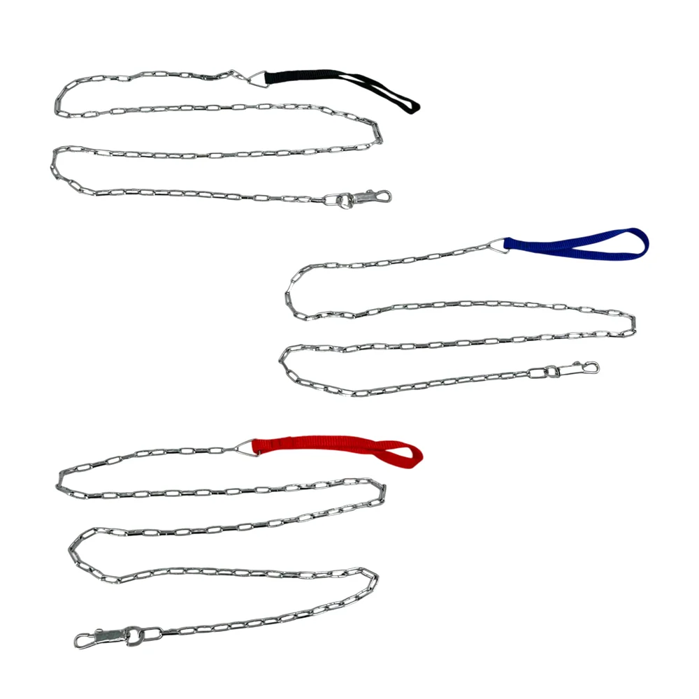 Correa de cadena cromada para mascota, 3.5mmx1.6m, variedad de colores / ps4270