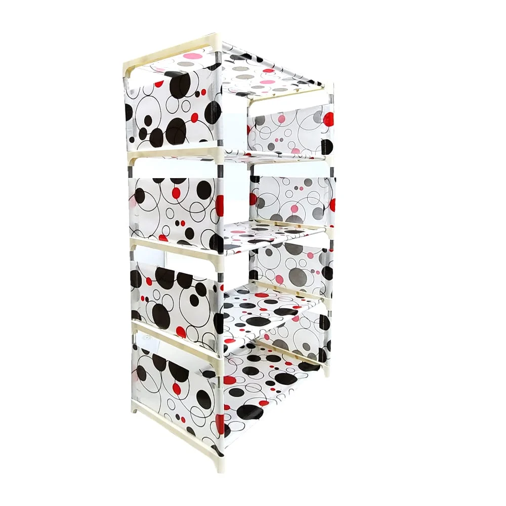 Organizador zapatero multifuncional armable de 5 niveles, variedad de diseños / yh-8801-5