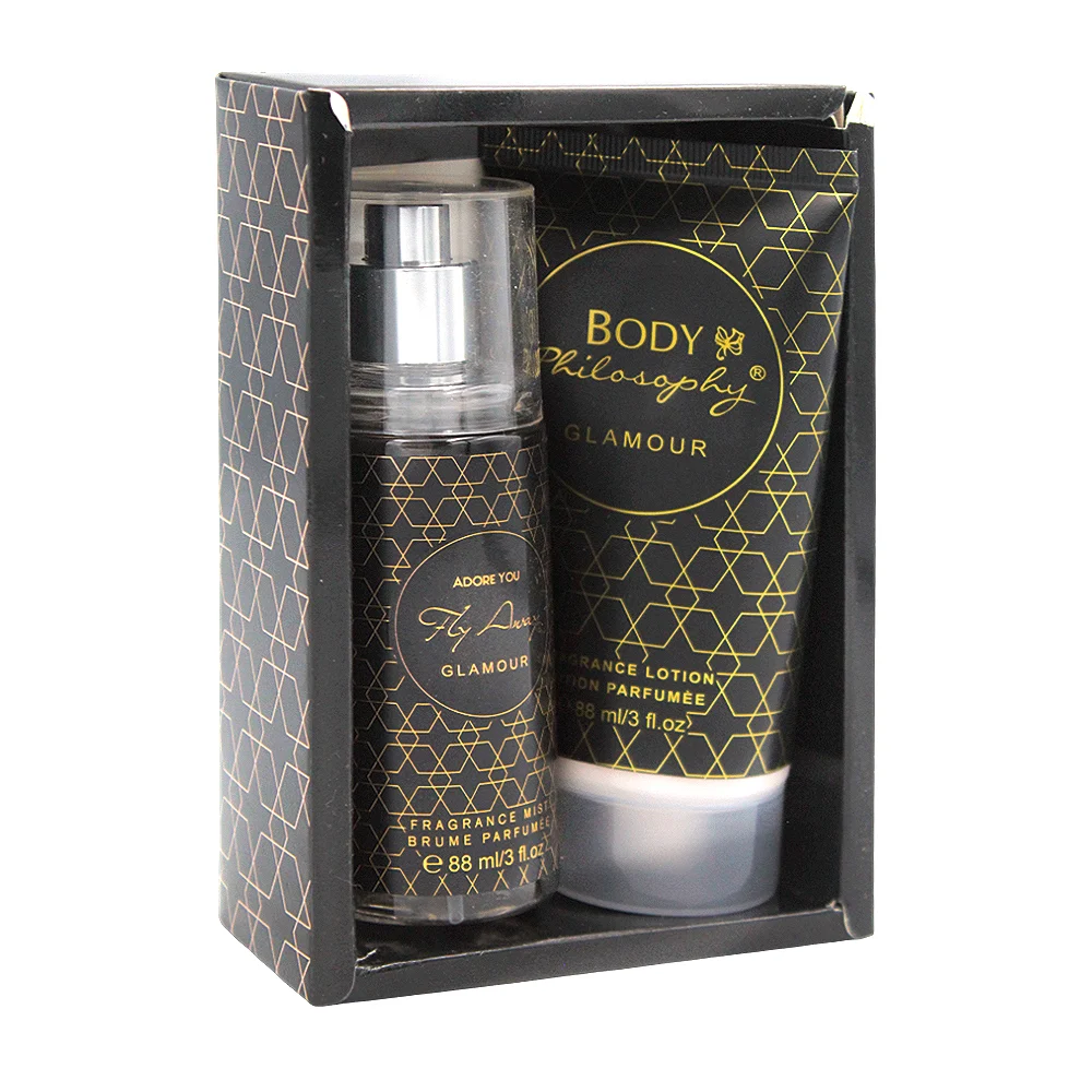 Kit perfume fly away de 88ml + loción body philosophy de 88ml / adore you / rb02-21