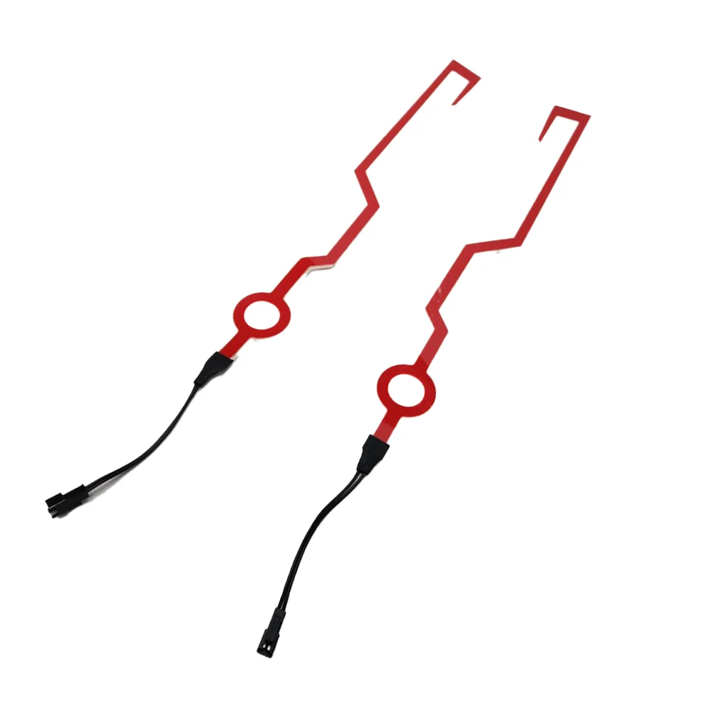 Tira led roja wanergy para casco de motocicleta 380x35mm / 411131