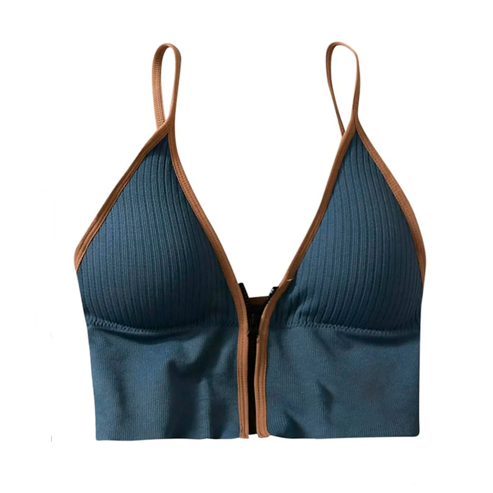 Cremallera frontal acolchada deportiva, variedad de colores / rop.03