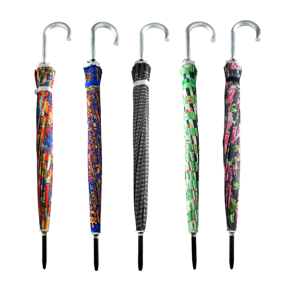 Paraguas sombrilla con estampado animado, abstracto, flores o cuadros, variedad de diseños / unbrella / hgq / s-10
