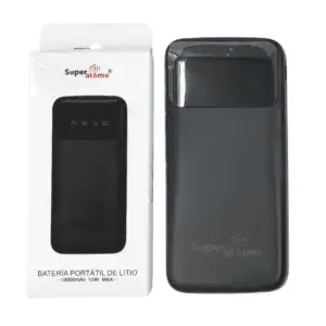 Power bank batería portátil de litio super átomo con puerto usb + ent…