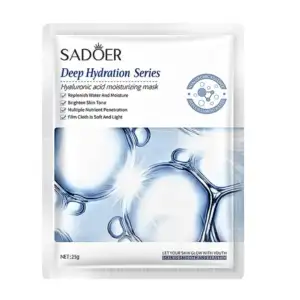Mascarilla facial de hidratación profunda sadoer con extracto de ácid…