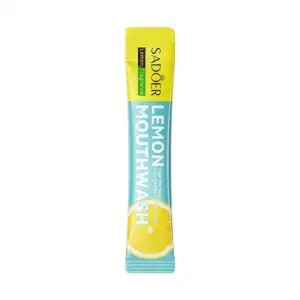 1pza Enjuague bucal sadoer con sabor limón para un aliento fresco, 10…