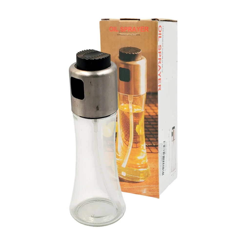 Spray para aceite de cristal con marco metálico 180ml / sfyp69