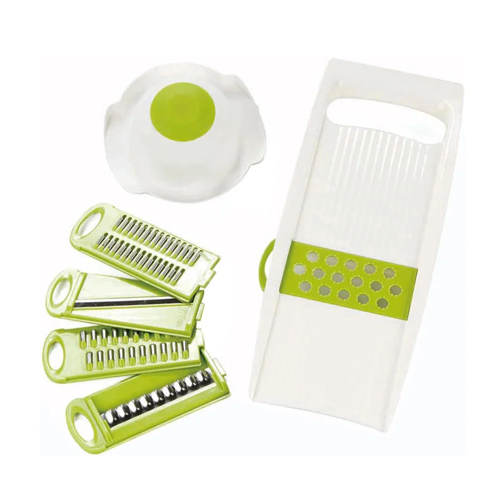 Cortador, rallador de verduras 5 en 1 con diferentes accesorios / sfyp47