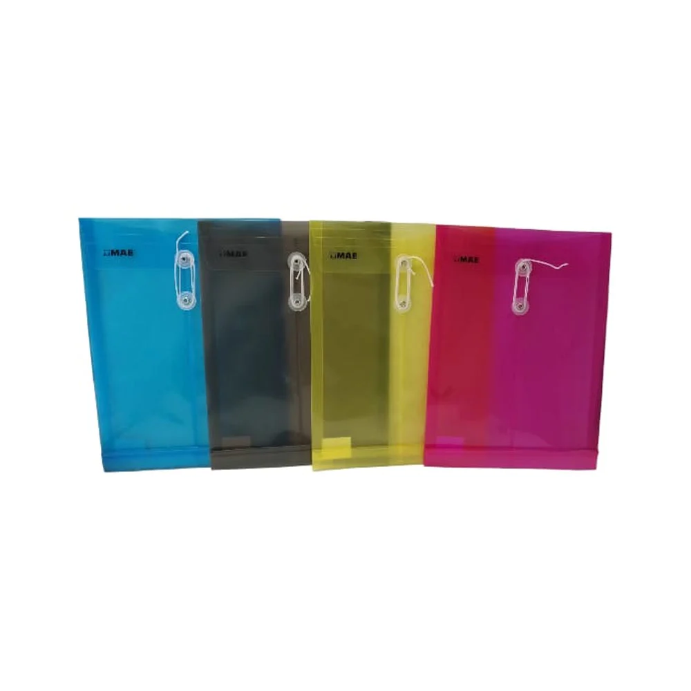 1pza Folder carpeta tamaño carta vertical con broche cruzado de hilo, variedad de colores / shav-az