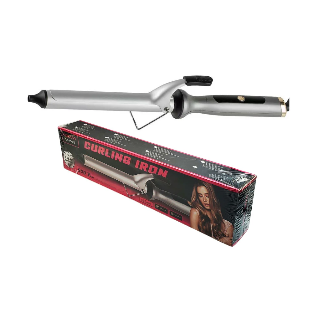 Ferro / rizador profesional de titanio para el cabello, con alcance de 950F, 60w / 501782 / fx-15003 / curling iron