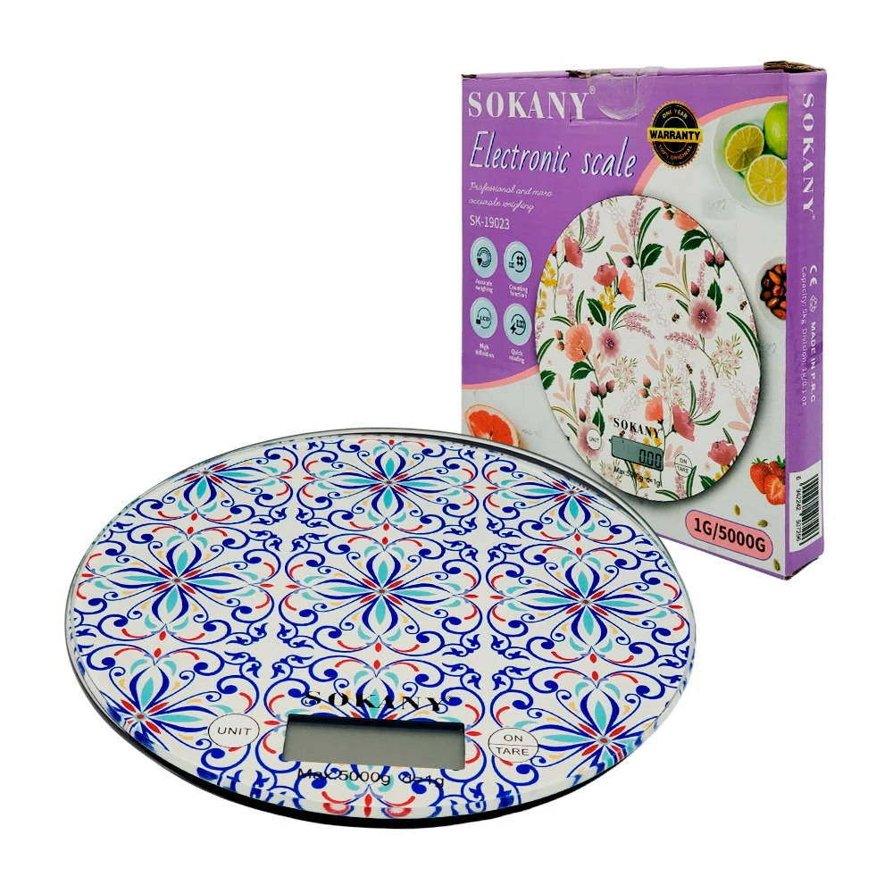 Báscula digital gramera con capacidad 5000g para cocina, variedad de modelos / fx-19023