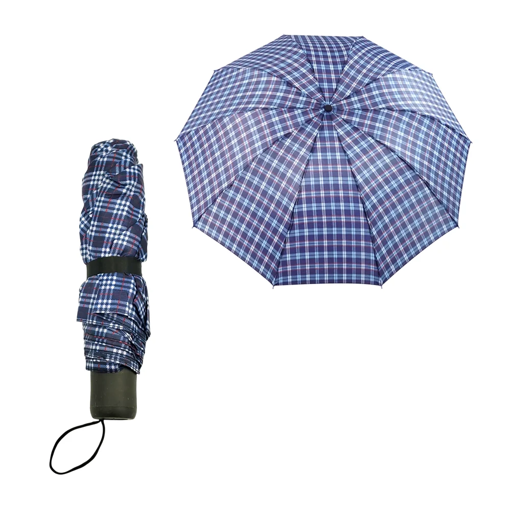 Sombrilla paraguas retráctil de bolsillo con estampado de cuadros - escoces, variedad de colores / elegant / st260026