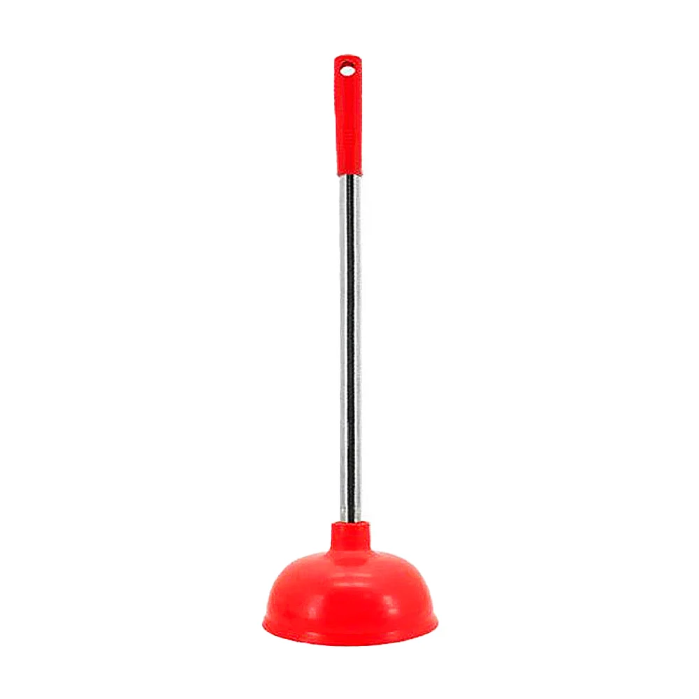 1pza Destapacaños grande manual, de tubo metálico, con mango de plástico, variedad de usos / 58cms / lf-stq8928